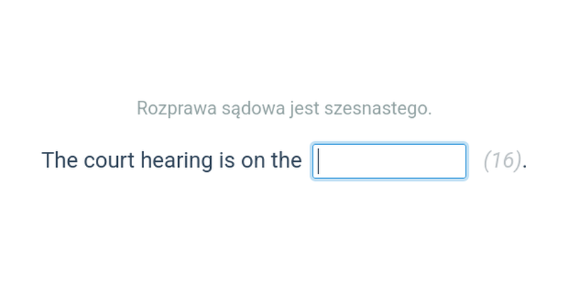 Liczebniki porządkowe