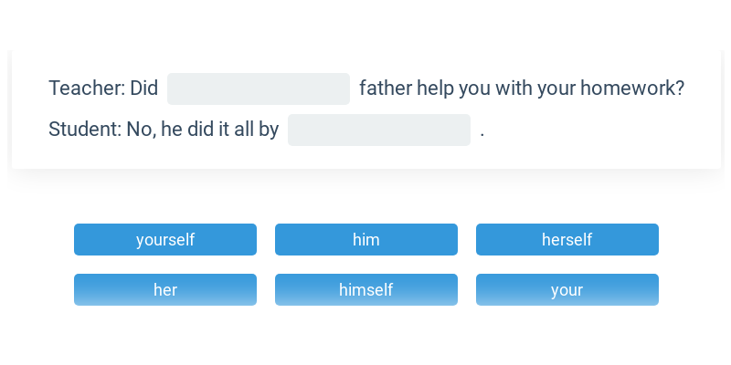 Nouns and pronouns hard