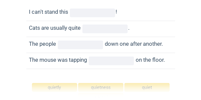 Word forms