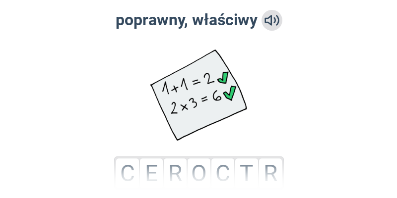 Podstawowe przymiotniki