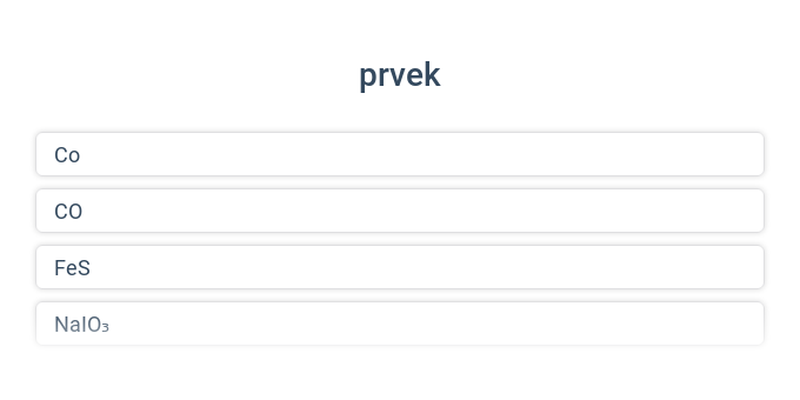 Pierwiastki, cząsteczki i liczba cząstek