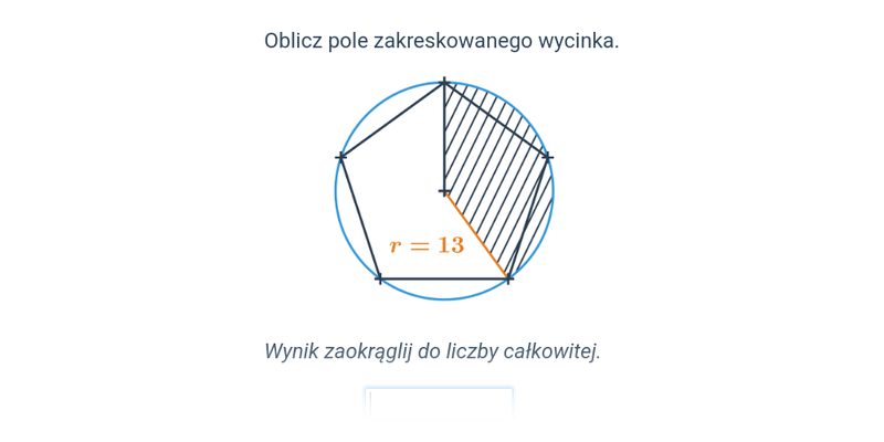 Pole wycinka kołowego