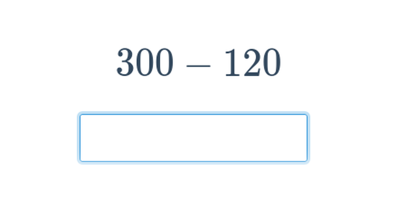 Odejmowanie od 100 do 1000