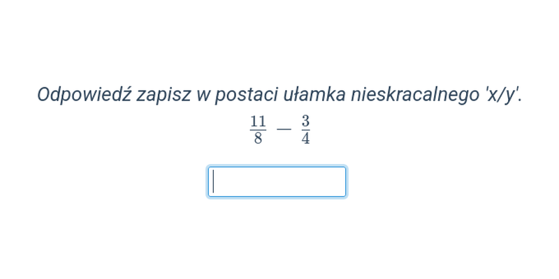 Dodawanie i odejmowanie ułamków zwykłych