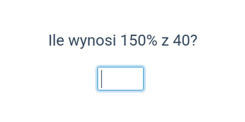 Działania na procentach