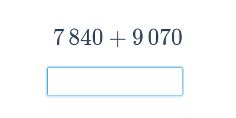 Dodawanie powyżej 1000