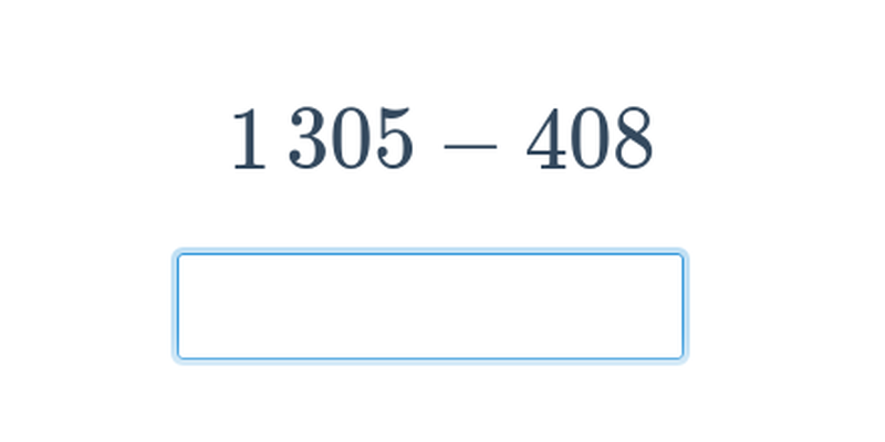 Odejmowanie powyżej 1000