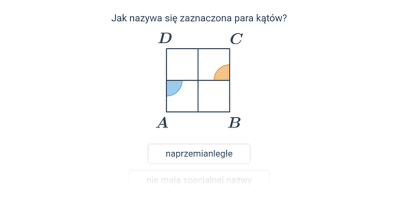 Pary kątów: kąty naprzemianległe i odpowiadające