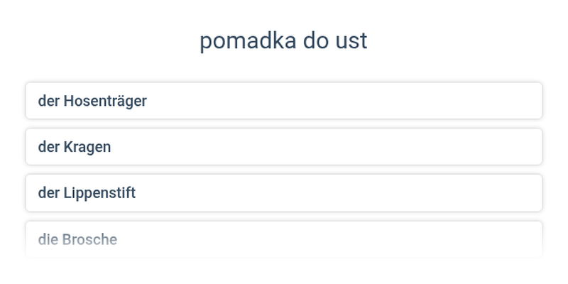 Ubrania, moda: akcesoria