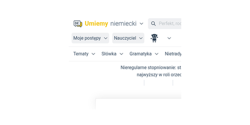 Nieregularne stopniowanie: stopień równy, wyższy i najwyższy w roli orzeczenia