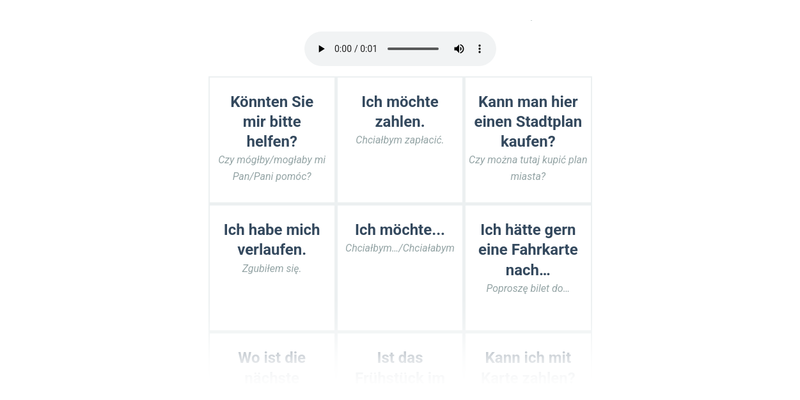 Podróże – zwroty