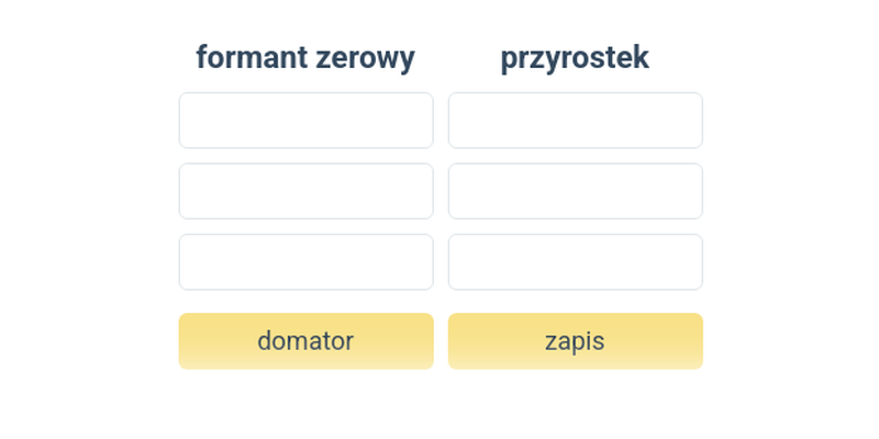 Typy formantów