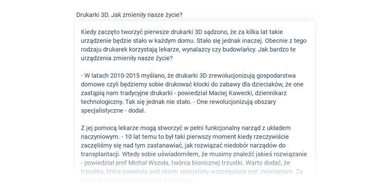Wiadomości z prasy