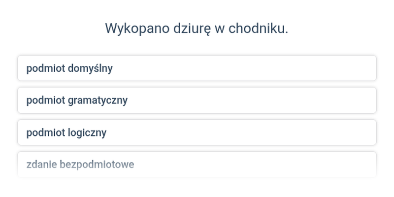 Rodzaje podmiotów