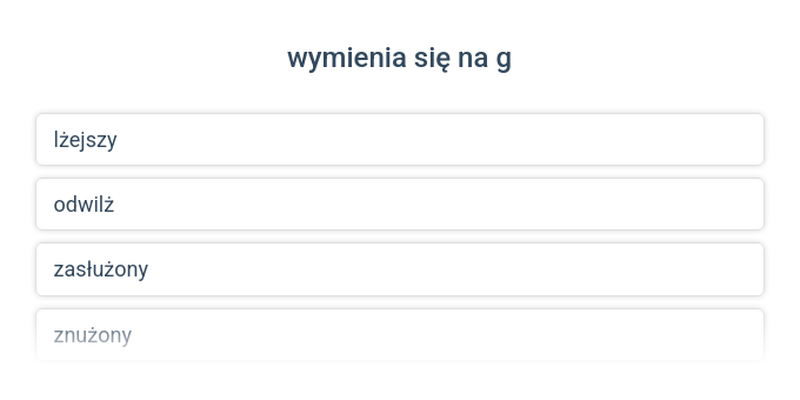Zasady pisowni ż