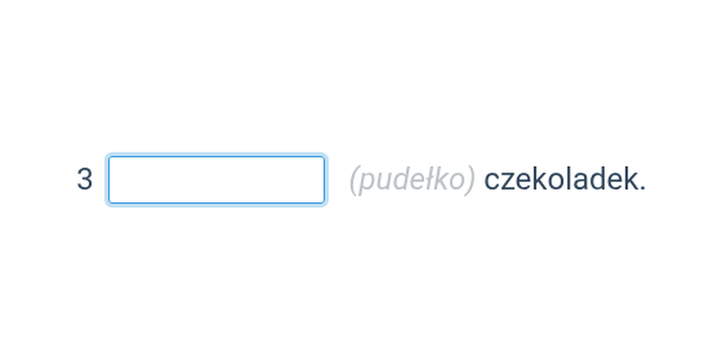 Rzeczowniki po liczebnikach (ile czego?)