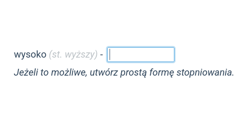 Stopniowanie przysłówka