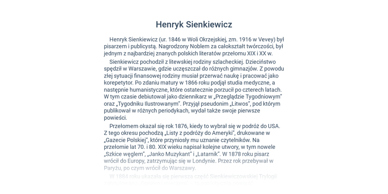 Polscy pisarze i ich dzieła