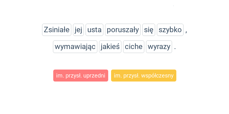 Imiesłowy przysłówkowe: zdania z książek: Quo vadis
