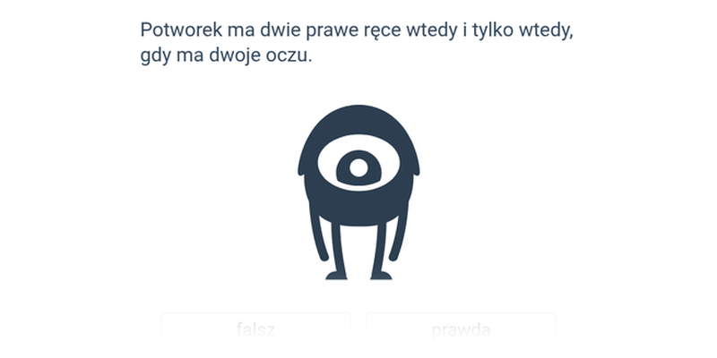 Potworki: implikacja i równoważność