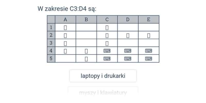 Arkusz kalkulacyjny: zakresy