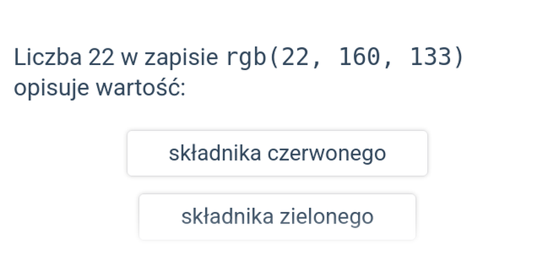CSS: kolory i ich zastosowanie