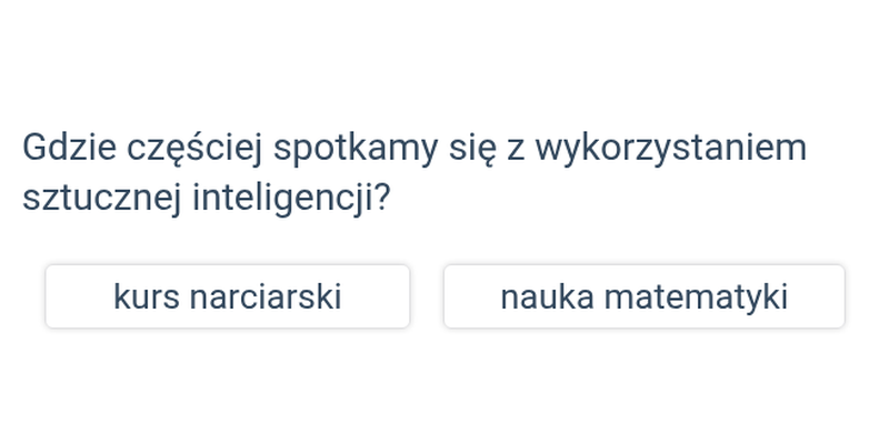 Wykorzystanie i umiejętności sztucznej inteligencji