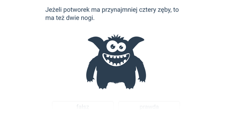 Potworki: implikacja i równoważność
