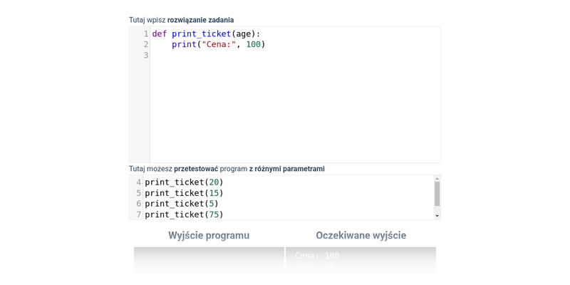 Instrukcja warunkowa (if): trudniejsze