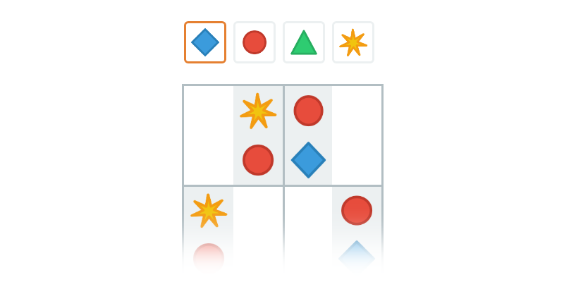 Sudoku 4×4: łatwe