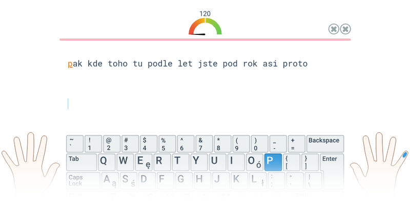 Powtarzanie: dwa rzędy